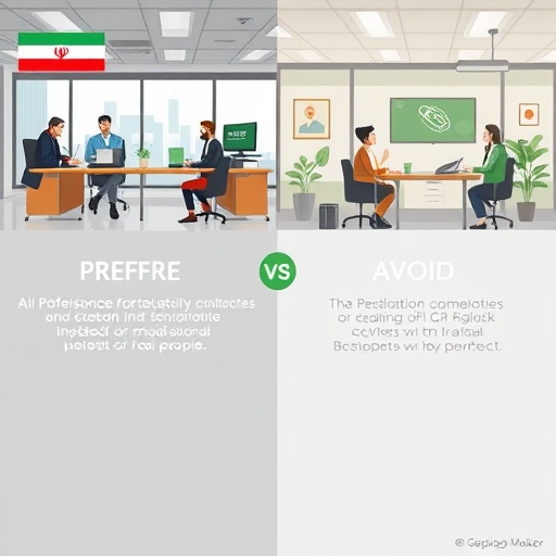 infographic comparison: Iranian AI logo maker (GapGPT) vs global platforms, cartoon, green and grey color themes, highlights key differences, text-free