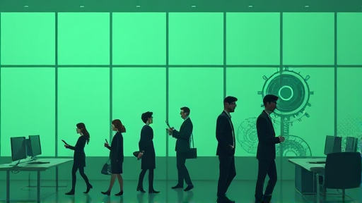 futuristic illustration of AI evolution, animated version of technology progressing through several stages, Gemini 2.0