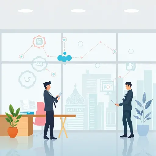 abstract illustration of reliable data sources feeding into AI-