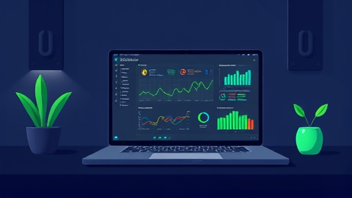 animated illustration of an AI-