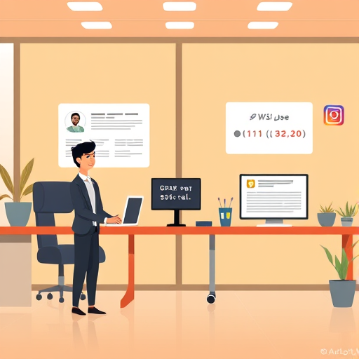 animated illustration of content generation process showing user input, API call, and generated blog/