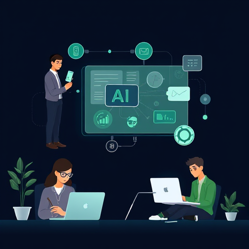 animated illustration showing diverse users (student, teacher, entrepreneur, programmer)