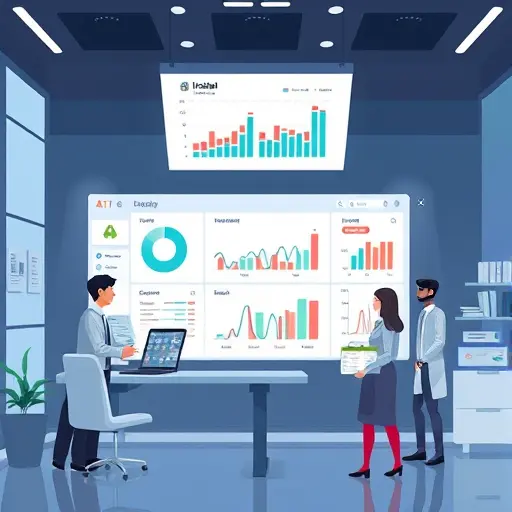 animated illustration of an AI-