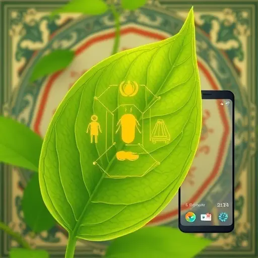 animated leaf close-