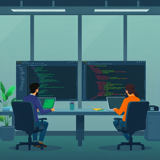 cartoon style illustration showing side-by-