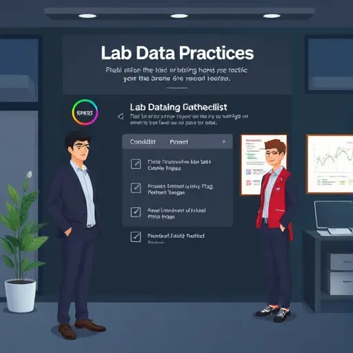 illustration of best practices checklist for lab data input (units, flags, reference ranges)