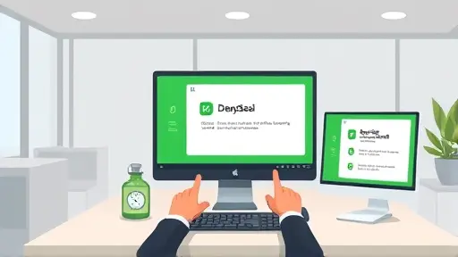 step-by-step illustration of installing AI software (DeepSeek)
