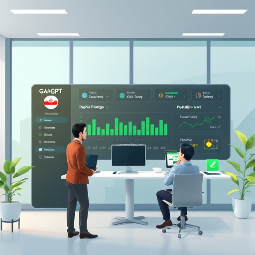 dashboard illustration showing multiple AI models (ChatGPT, Claude, Gemini)
