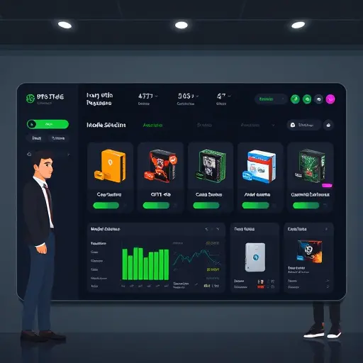 modern illustration of a model selection dashboard showcasing GPT-4