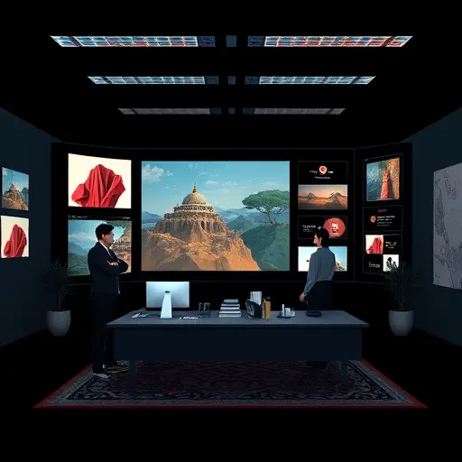 ; sleek UI panels;; professional; no text