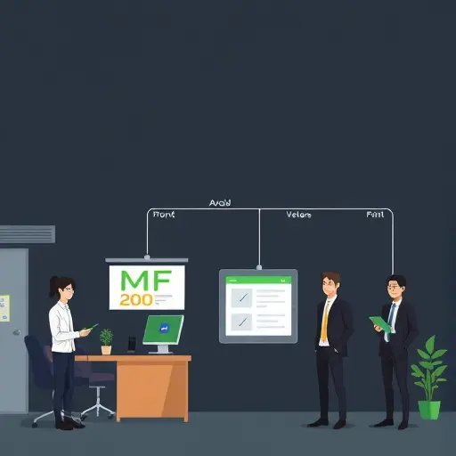 animated workflow illustration: prompt → AI suggestions → vector editor →