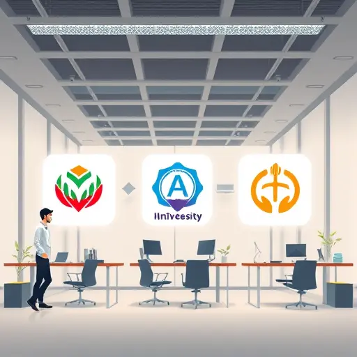 creative animation of three AI logo generators with different styles (minimal, classic, vibrant), showing step-by-