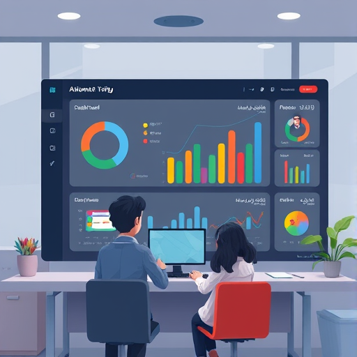 graphic showing personalized AI learning dashboard for kids, animated avatars, color-