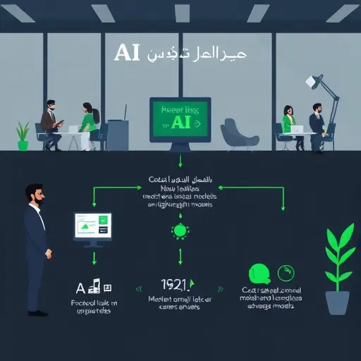 animated flow diagram of cost-optimized AI routing: