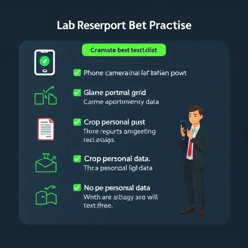 animated checklist for lab report scanning best practices: