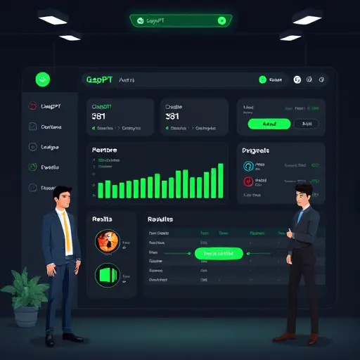 modern dark-(ChatGPT, Claude, Gemini), an upload file button, and a clean results panel;
