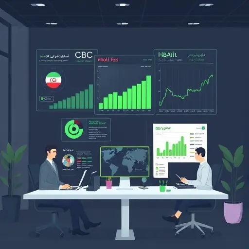 modern illustration of AI analyzing blood test results, neural network overlays with charts for CBC, lipid profile, HbA1c, dark theme with green accents (#94d3a2)