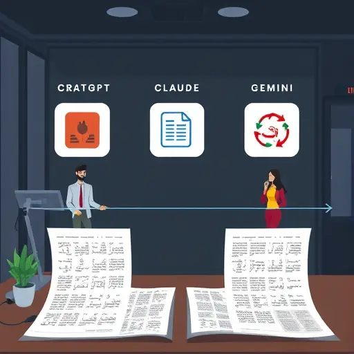 animated comparison of three AI OCR models: