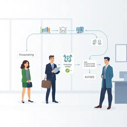clean animated flowchart showing AI pipeline: data extraction, normalization, clinical rules + ML model, risk flagging for CBC/HbA1c/