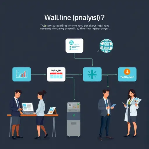 cartoon-style pipeline diagram of AI blood test analysis: input PDF, OCR/ETL, normalization, ML risk scoring, human-