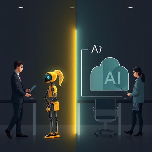 side-by-side comparison chart of a small banana AI and large cloud-