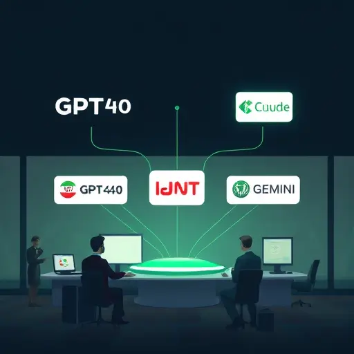 animated illustration showing GPT-4