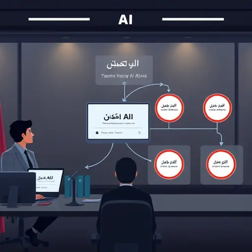animated illustration of AI-