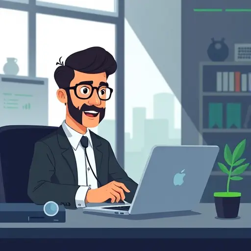 animated illustration of a speaker refining an AI-#94d3a2