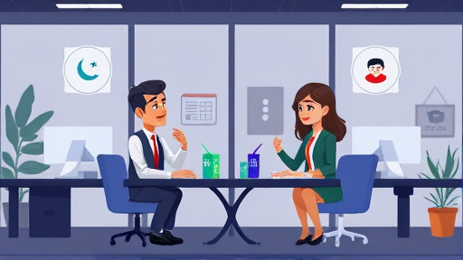 modern animated illustration showing two AI assistants compared, with abstract symbols for Gemini and GapGPT, clean technology icons, dark theme, text-free