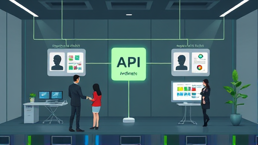 modern API architecture diagram illustration showing a unified API endpoint connecting to multiple advanced AI models (OpenAI, Anthropic, Google Gemini)