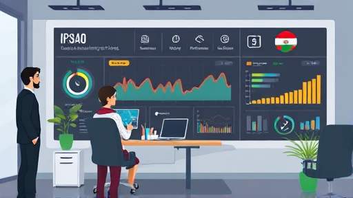 animated user interface dashboard showing AI-