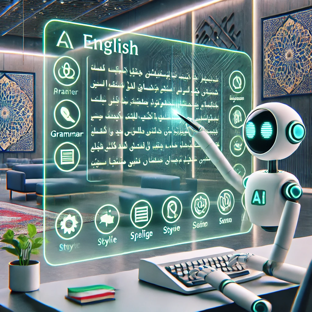 illustration of an AI-