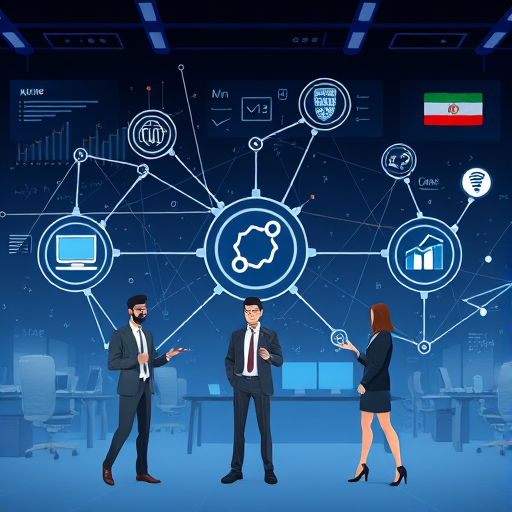 technology-themed animated illustration showing multiple AI model icons (ChatGPT, Gemini, Claude)