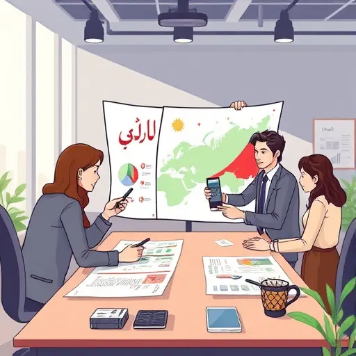 illustration of a diverse group collaborating on AI-