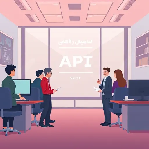 animated API gateway illustration showing GapGPT acting as a bridge between client app and multiple global AI models (ChatGPT, Claude, Gemini)