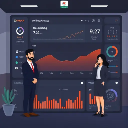 animated dark UI dashboard showing 7-