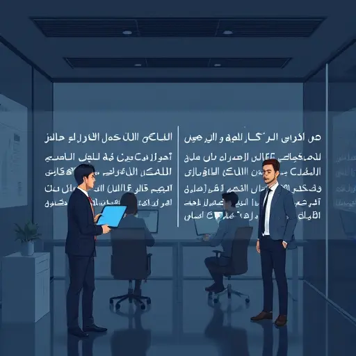 (Arabic vs Persian), clean tech style, dark theme, text-free, professional