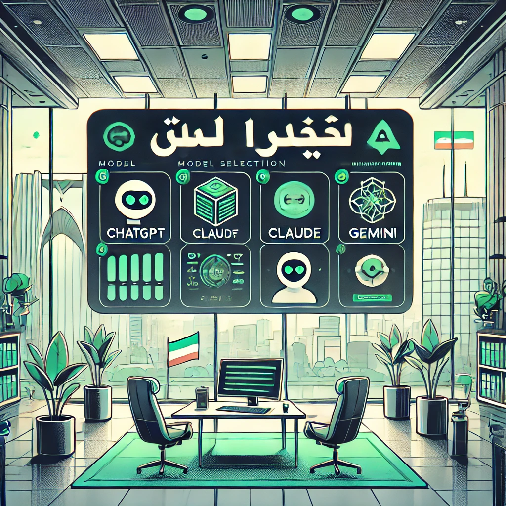 cartoon-(no text), showcasing model selection (ChatGPT, Claude, Gemini)