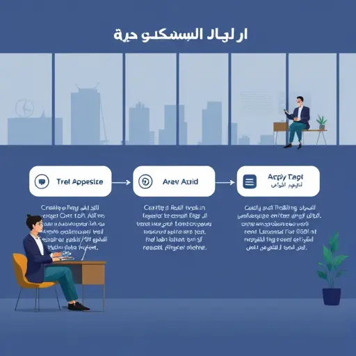 step-by-step AI assistant flow for lab interpretation, five clear stages with icons, clean UX illustration, dark theme, no text