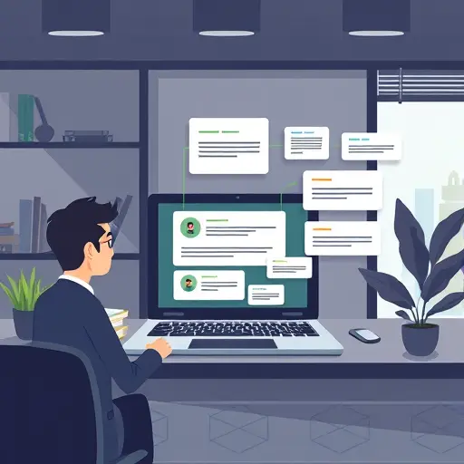 animated illustration of AI-