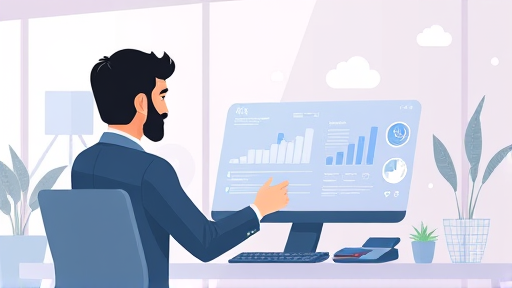 modern animated illustration: