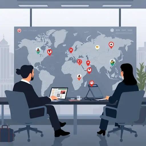 animated AI chat interface composing a multi-