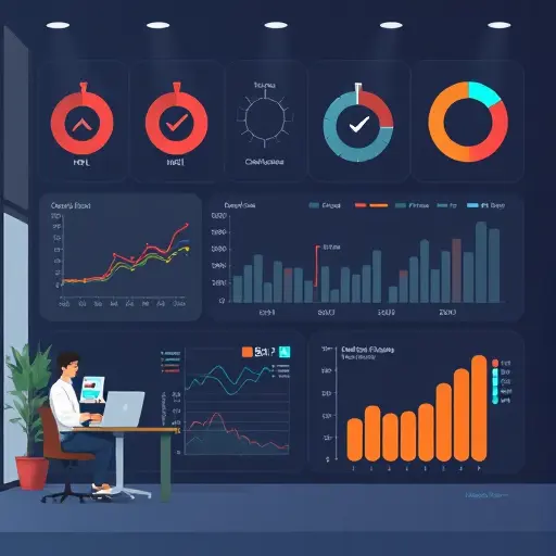 clean illustration of cholesterol panel and glucose monitoring, icons for LDL, HDL, triglycerides, HbA1