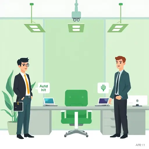 animated icons representing Farsi voiceover, auto subtitles, brand kit, and export settings, cohesive green and dark theme, minimalistic high-tech illustration, text-free