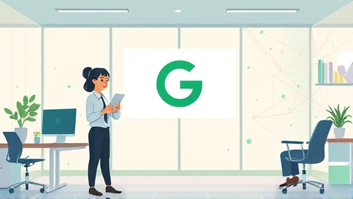 modern illustration of Google Gemini AI, animated neural networks and digital elements, symbolic representation of multi-modal capabilities, accent green palette, text-