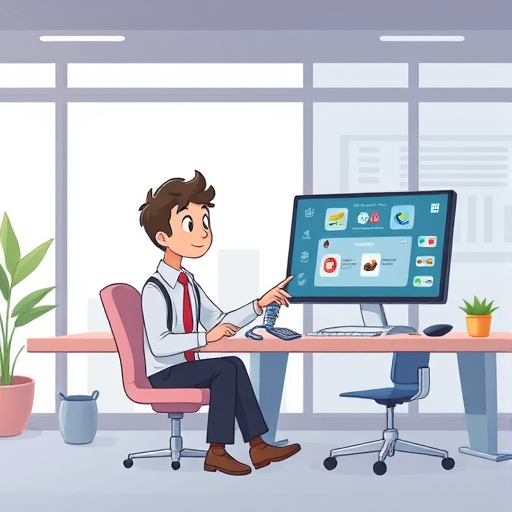 cartoon-style animated illustration of a barrier-