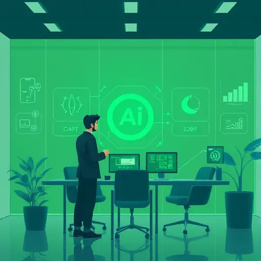 symbolic illustration of three AI logo design models (ChatGPT, Claude, Gemini)