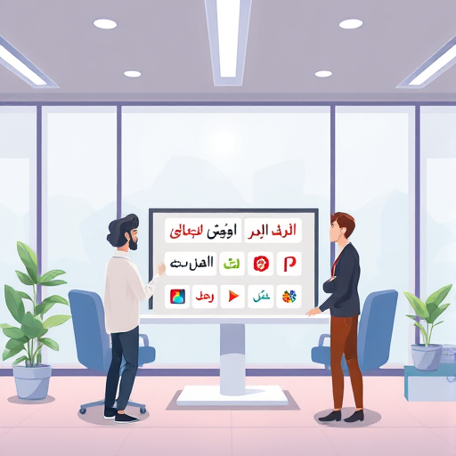 cartoon style animated illustration of an AI-