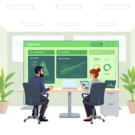 animated user dashboard showing step-by-