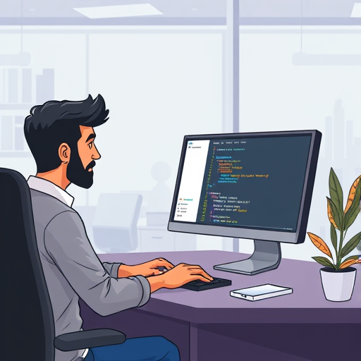/response highlighted, cartoon style, displaying technical integration concept, no text